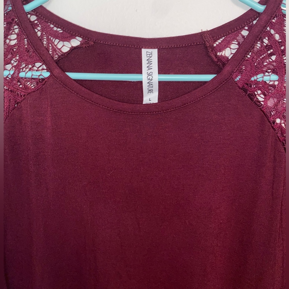 Maroon blouse - Picture 2 of 3